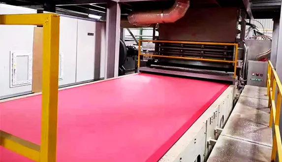 巴基斯坦客户在使用艺恒非织造网带后，取得了理想的效果